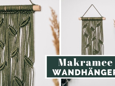 Makramee Wall Hanging mit Blattmuster | MAKRAMEE LERNEN | muckout.de – Bastel-Sets & DIY-Anleitungen