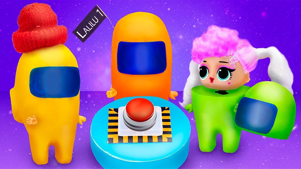 Nie zu alt für Puppen! 9 Among Us LOL Suprise DIYs