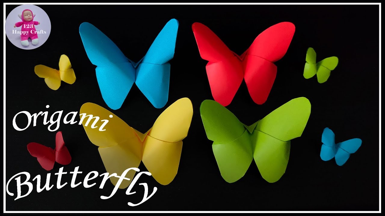 Origami Schmetterling????Papier falten????Basteln mit Papier????Kinderbasteln????EInfache DIY????Butterfly Origami