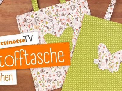 Stofftasche "Blumenwiese" nähen | Nähset | buttinette TV [DIY]
