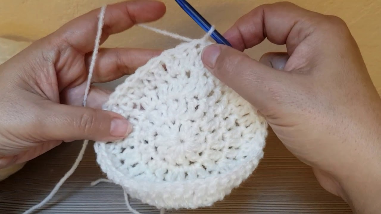 Wie häkelt man einen Baby Turban Baby Mütze für Babys  6-12 Monate. How crochet Baby Turban Beanie?