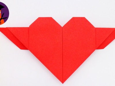 Basteln mit Papier 'Herz' Origami Deko für Geburtstag, Hochzeit, Valentinstag & Muttertag #wplus.tv