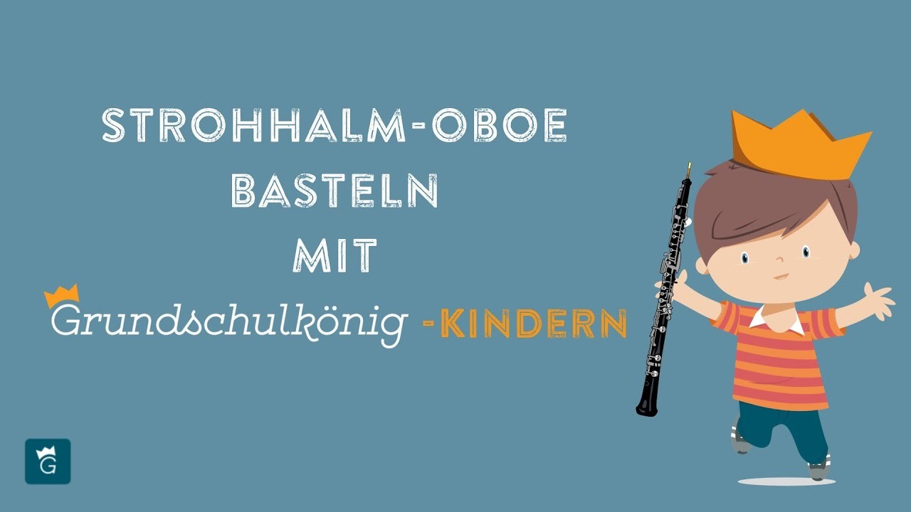 Eine Strohhalm-Oboe basteln