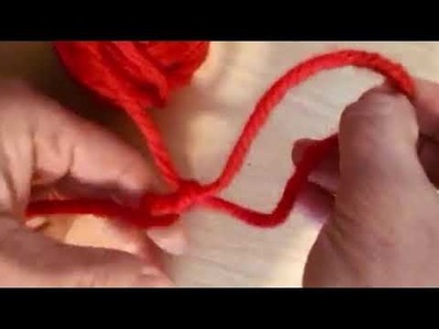 Fingerhäkeln - die Luftmaschenkette