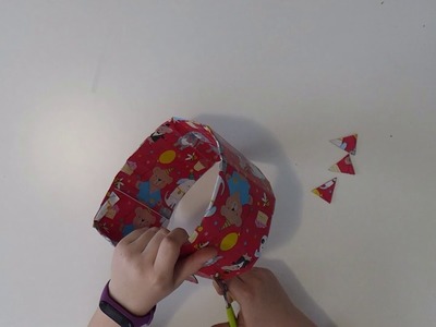 Krone aus Resten von Paket und Geschenkpapier basteln | Geburtstagskrone für Kinder