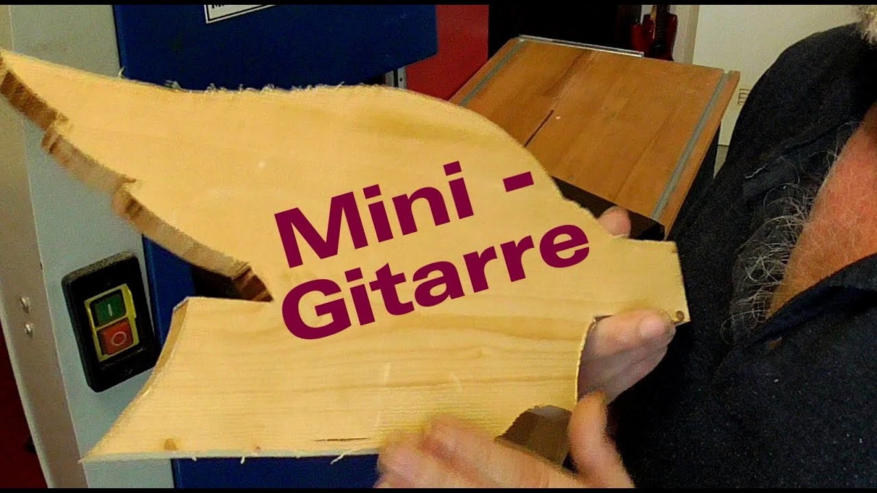 Mini Gitarre als Geburtstags Geschenk. DIY Mini-Guitar