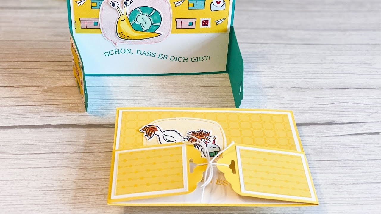 Raffinierte Karte⎮Das Gelbe vom Ei. Hu(h)ndert Gute Wünsche