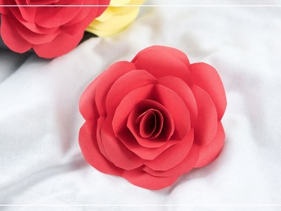 Rosen aus Papier basteln | schöne DIY Deko oder Geschenkidee