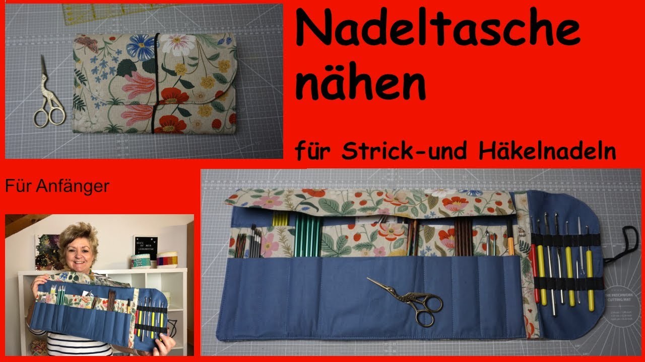 Schöne Tasche für deine Strick-und Häkelnadeln ????