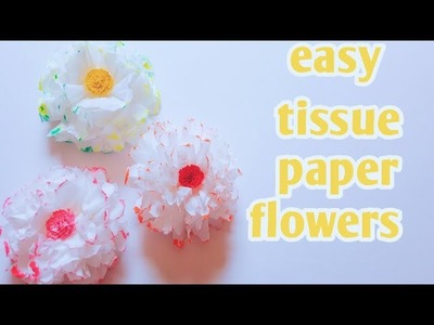 Tissue Paper Flowers.PAPER FLOWERS.DIY PAPER FLOWER.Origami