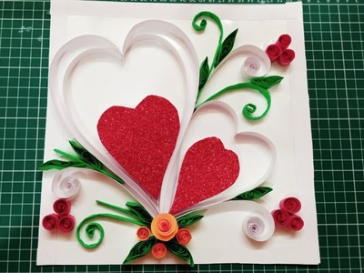 Valentine's Day special-handmade quilling design-diy quilling art