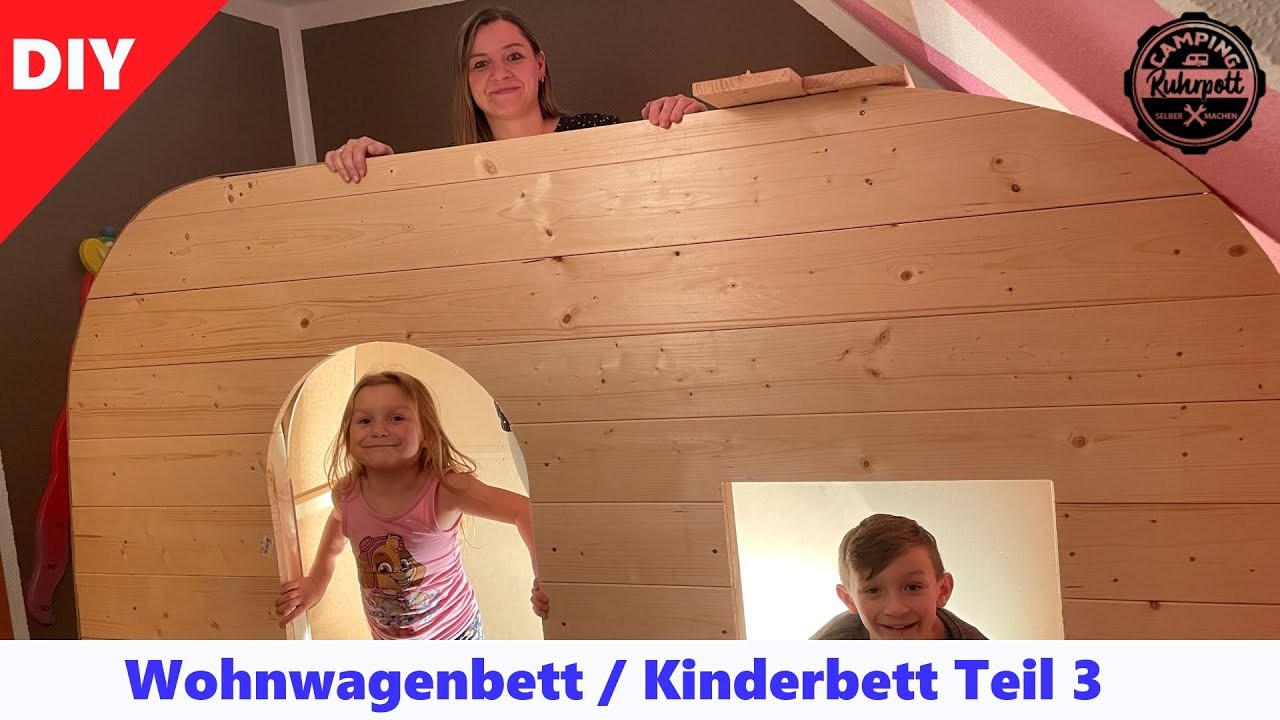 Wohnwagenbett.Kinderbett selber bauen