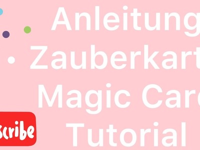Zauberkarte Magic Card DIY Tutorial Lockdown Tag 52