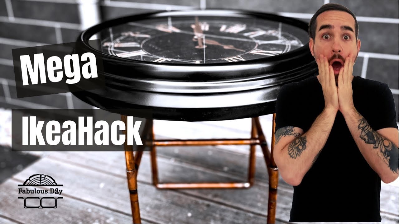 Couchtisch aus Ikea Wanduhr | Fabulous D1Y