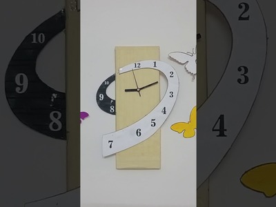 DIY handmade Cardboard Clock #shorts