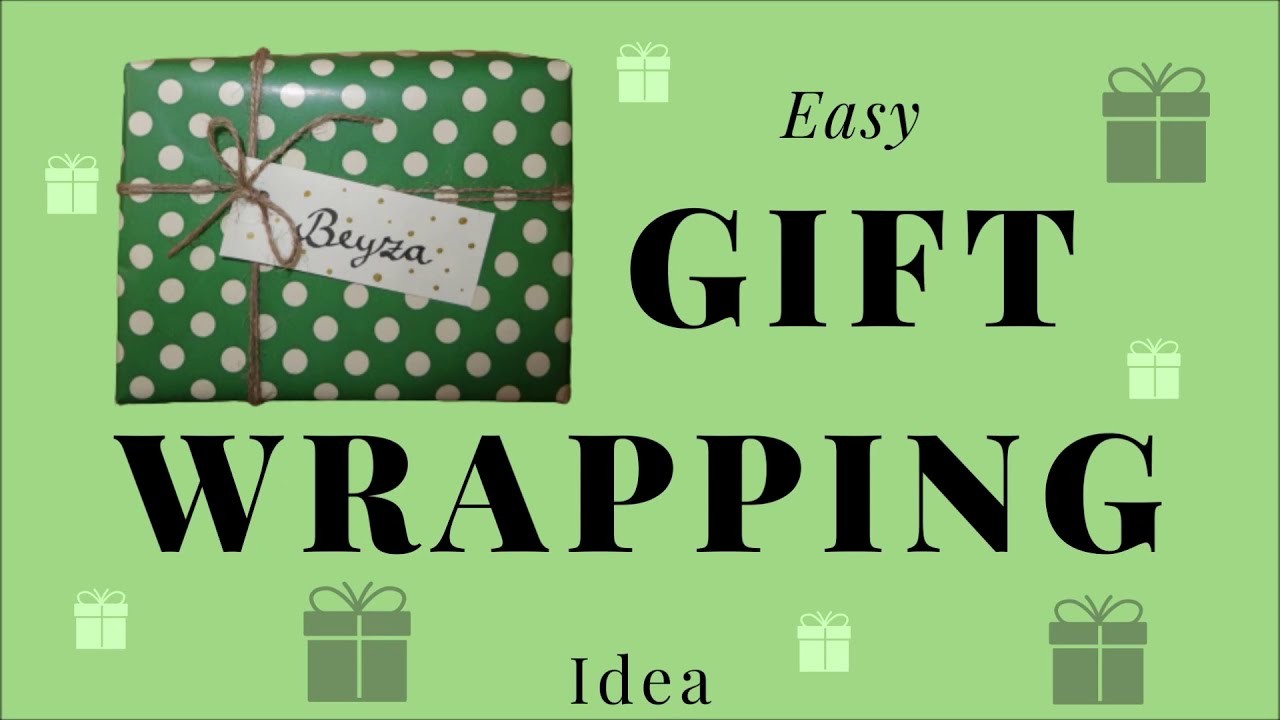Easy Gift Wrapping Idea | Geschenke verpacken - einfach und schön