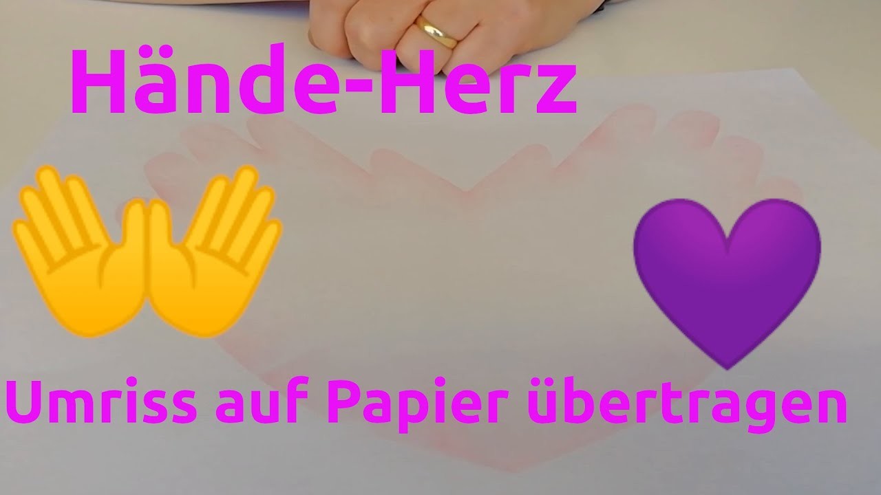 Herz aus Händen, Herzbild, Briefbogen, Briefpapier, Jahreslosung 2021, Barmherzigkeit, Bastelidee