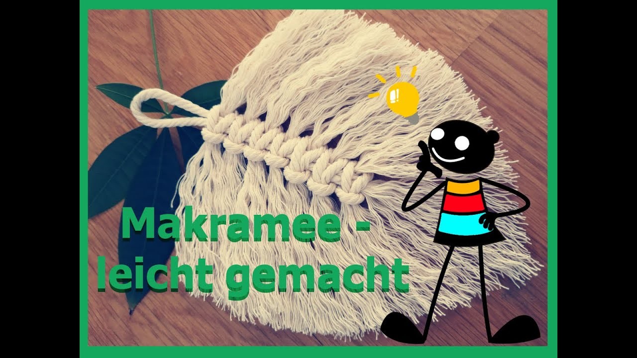 Makrameefeder leicht gemacht