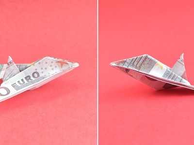 Origami FLUGZEUG Geldgeschenk GELD FALTEN | Geschenk | Money PLANE | Tutorial by Euro Origami
