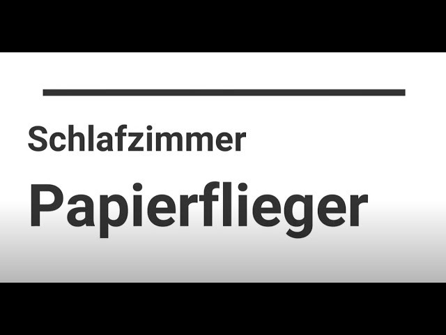 Papierflieger Challenge