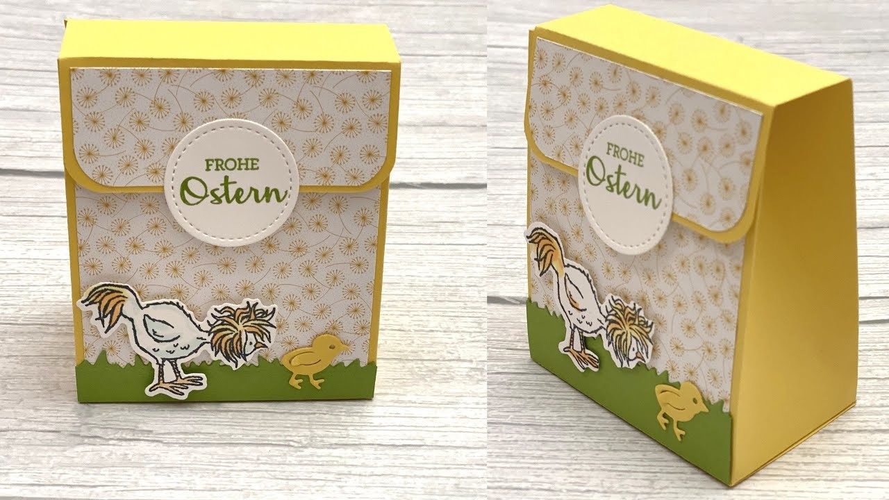 Schöne Schachtel ⎮schnell gebastelt ⎮Das Gelbe vom Ei