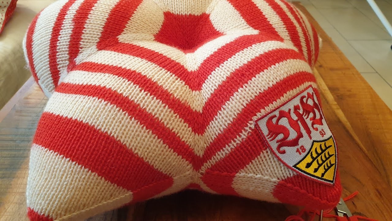 Sternkissen - eine Variante mit seitlicher Öffnung