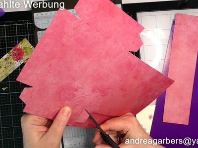 Süße Geschenkschachtel mit Material unterschiedlicher Hersteller Karin Jittenmeier, Stampin up