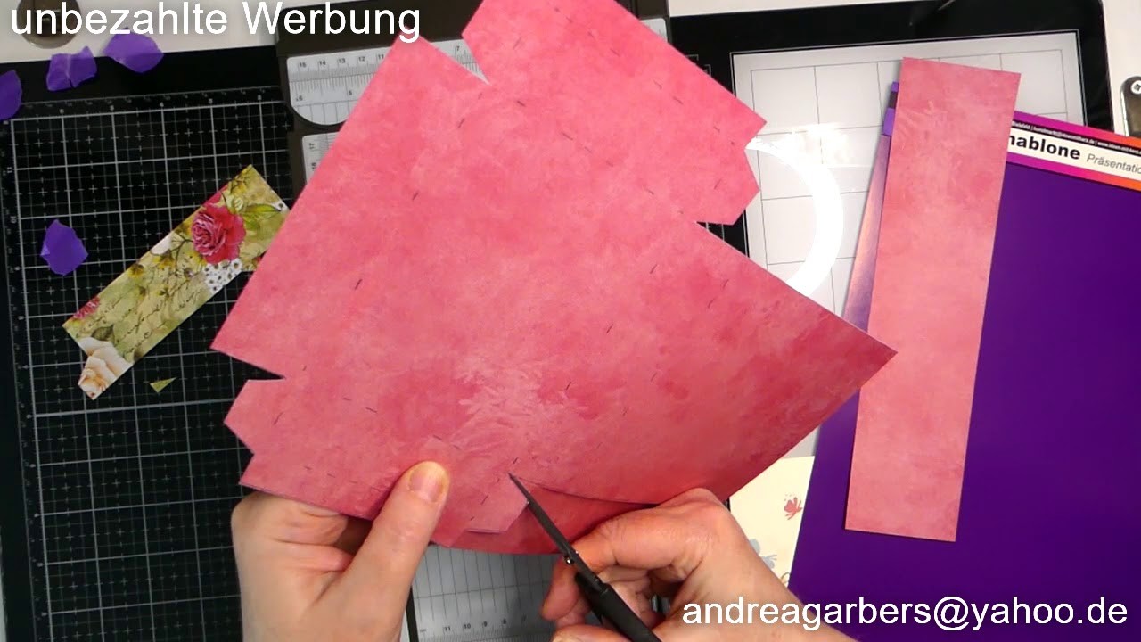 Süße Geschenkschachtel mit Material unterschiedlicher Hersteller Karin Jittenmeier, Stampin up