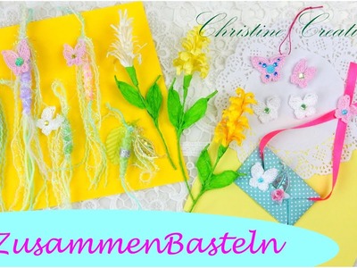 #ZusammenBasteln ???? #Tutorial #Blumen #CraftUpdate  #PaperArt   #PapierBlumen #ChristineCreativ