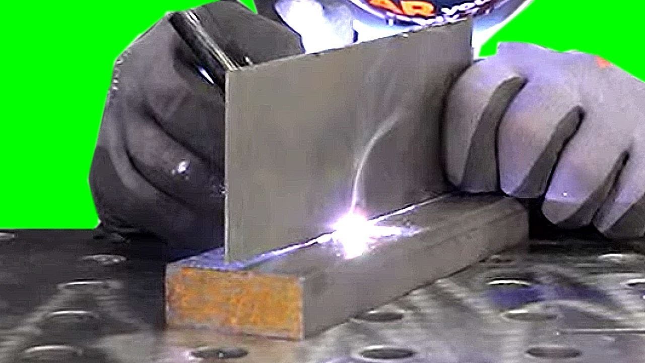 1mm Blech an 20mm Platte mit WIG schweißen.