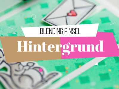 Blending Hintergrund mit Kangroo & Company Stampin' Up!