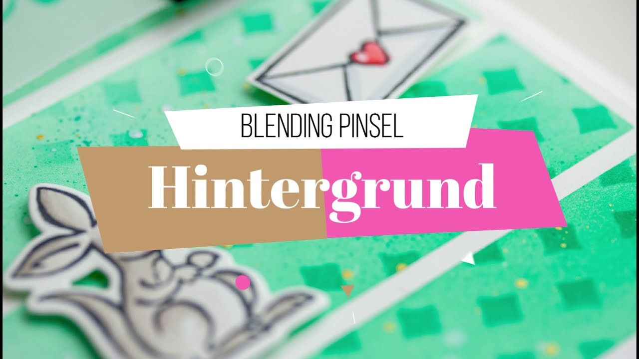 Blending Hintergrund mit Kangroo & Company Stampin' Up!