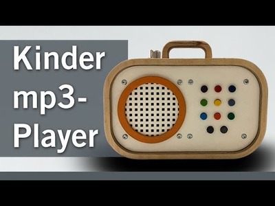 CNC gefräster Hörbert MP3-Player aus Holz für Kinder