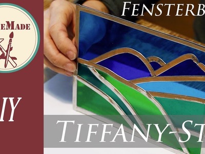 DIY | Fensterbild im Tiffany-Stil selber machen | Window pictures tiffany style