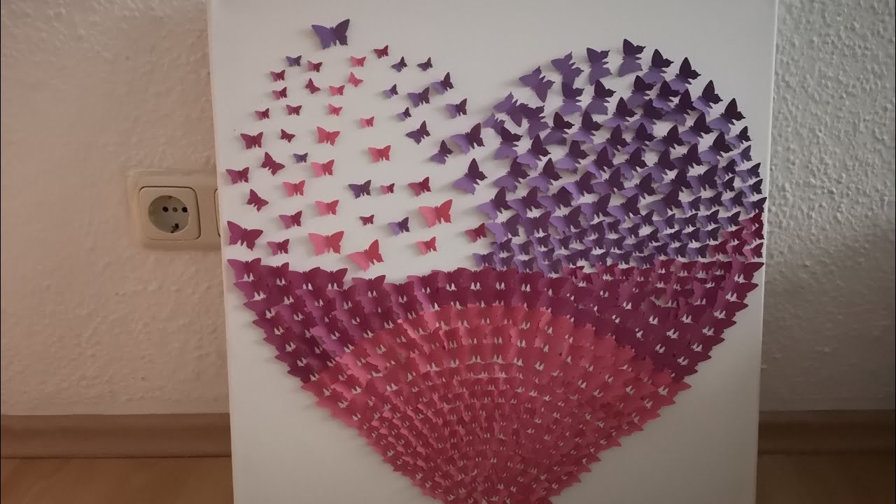 DIY Idee - 3D Bild perfekt für Muttertag & Valentinstag