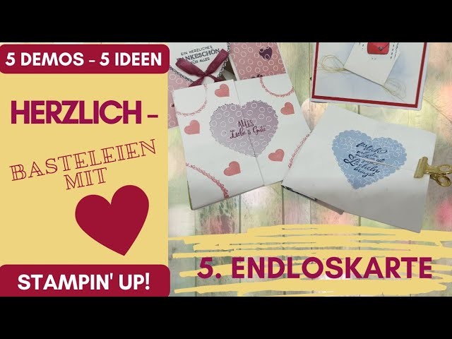 Endloskarte mit???? basteln Stampin' Up! ????????????????????????????????????  Tutorial - DIY Last Minute kinderleicht