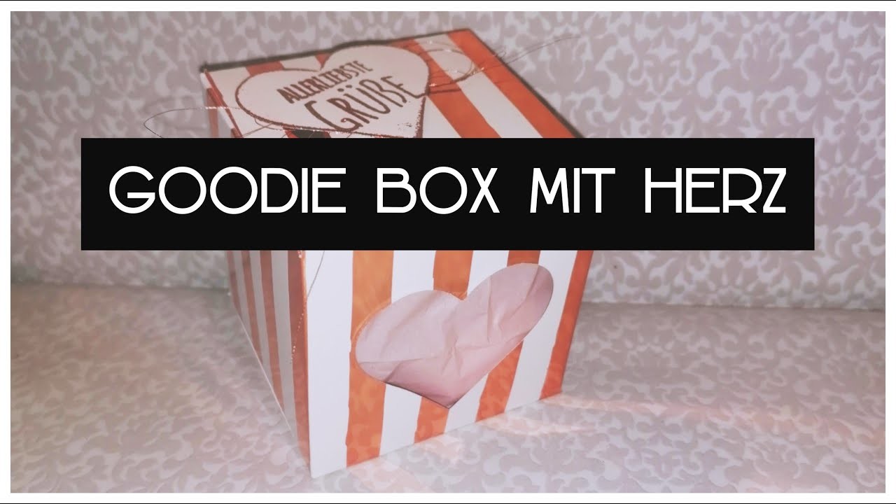 Goodie Box Mit Herz Herzbox FÜr Valentinstag Anleitung Tutorial Deutsch Kreativsucht 3697
