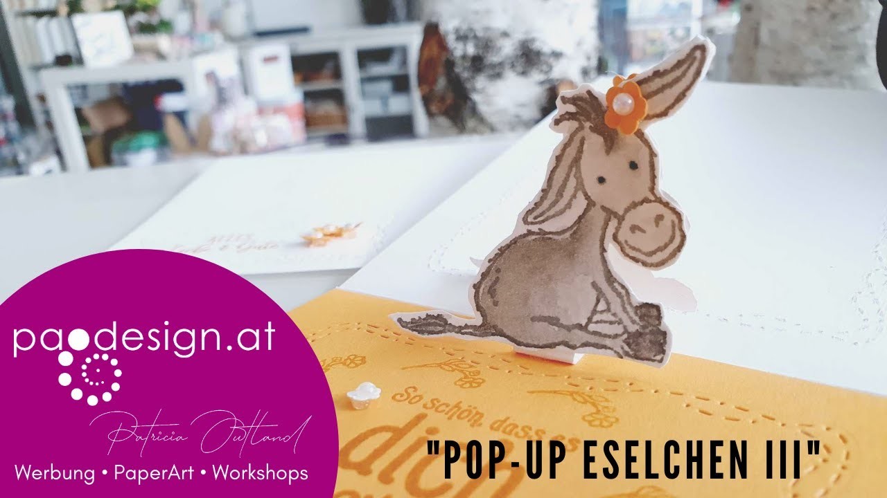 Paodesign.at | "Eselchen" ​| #StampinUp​​ | #SaleABration Teil 10​​ | #Tutorial​​ | #Anleitung