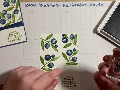 Schnelle Grußkarte - Stampin up Fruchtige Grüße Sale-a-Bration 2021