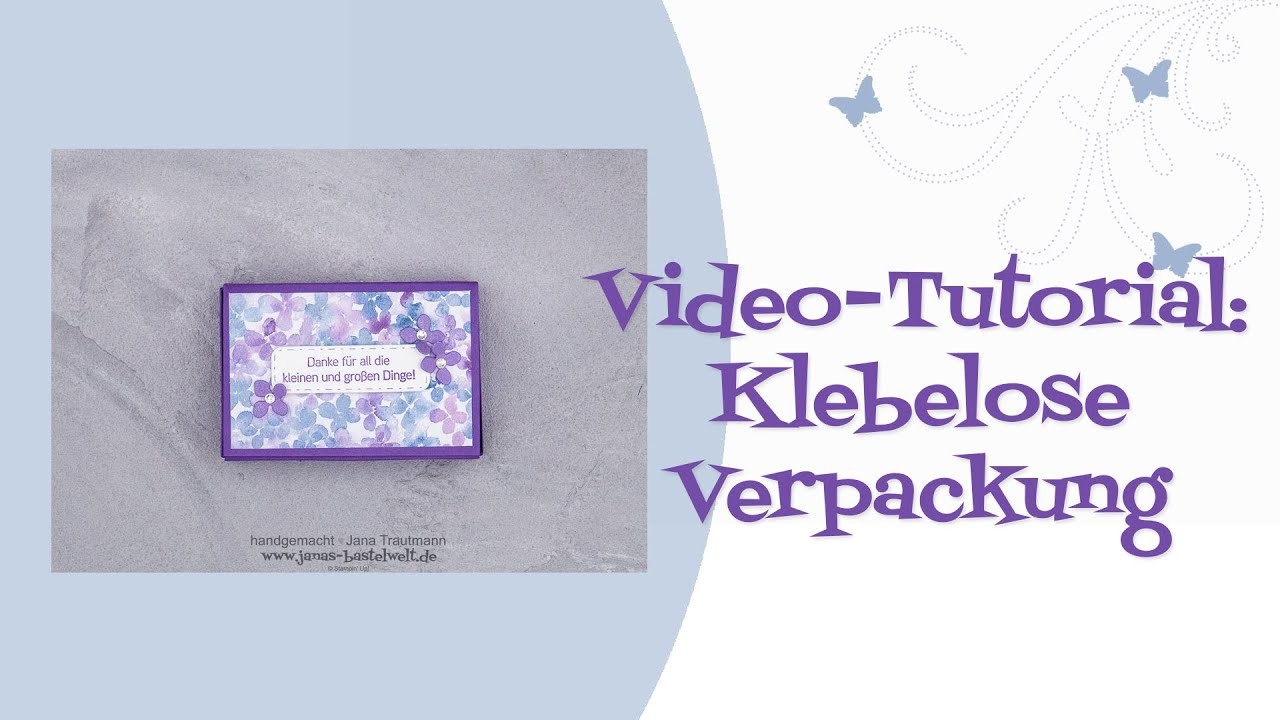 Tutorial: Klebelose (Seifen-)Verpackung