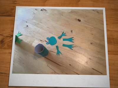 Frosch basteln (Kita-Einstieg Riesa)