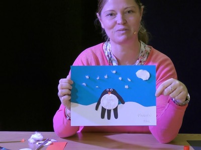 Let's Bastel Bastelvorlage Pinguin