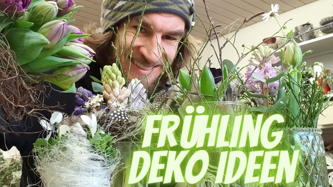 Livestream #247: Deko Ideen Frühling für drinnen und draussen. DIY Anleitungen