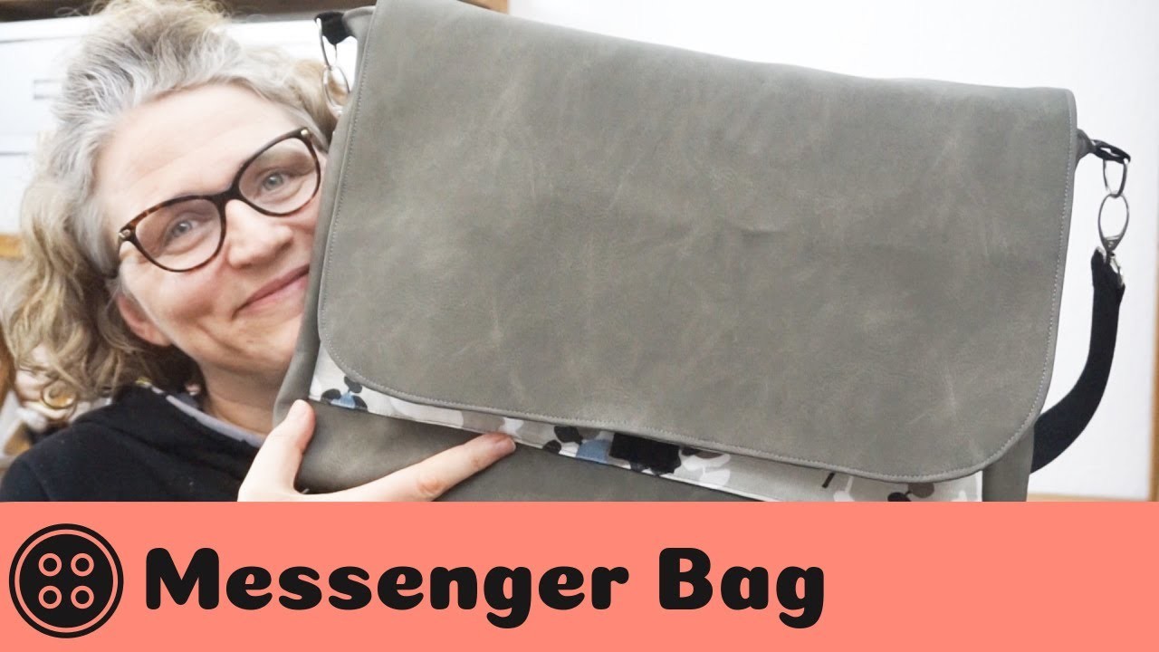 Messenger Bag nähen. kostenloses Schnittmuster