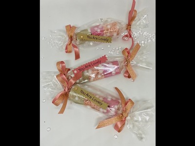 Schnelle Schoko-Tüte. Valentinstag.Mitbringsel