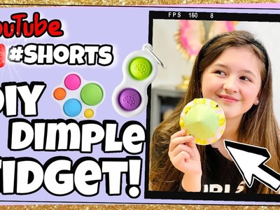 Super easy DIY DIMPLE FIDGET ❤ Alles Ava #shorts