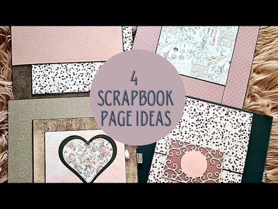4 Scrapbook Pop-Up Pages | Seiten Ideen für ein Album