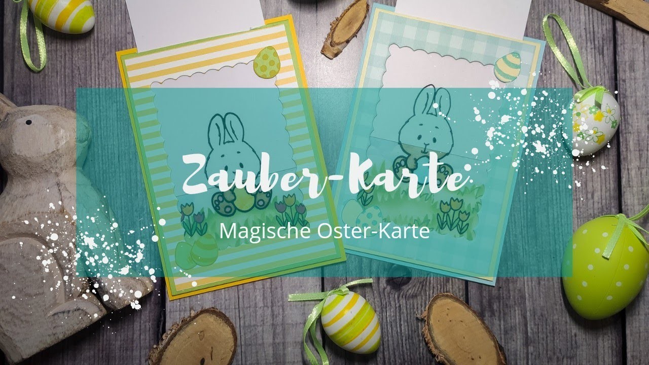 Bastel-Anleitung: Zauberkarte zu Ostern *** Basteln mit Papier *** Besondere Karte basteln zu Ostern