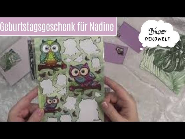 Craft Update Geschenk für Nadine Upcyling Flasche