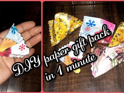 DIY origami paper gift pack